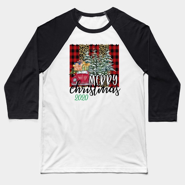 Merry Christmas 2020 Baseball T-Shirt by Peach Lily Rainbow